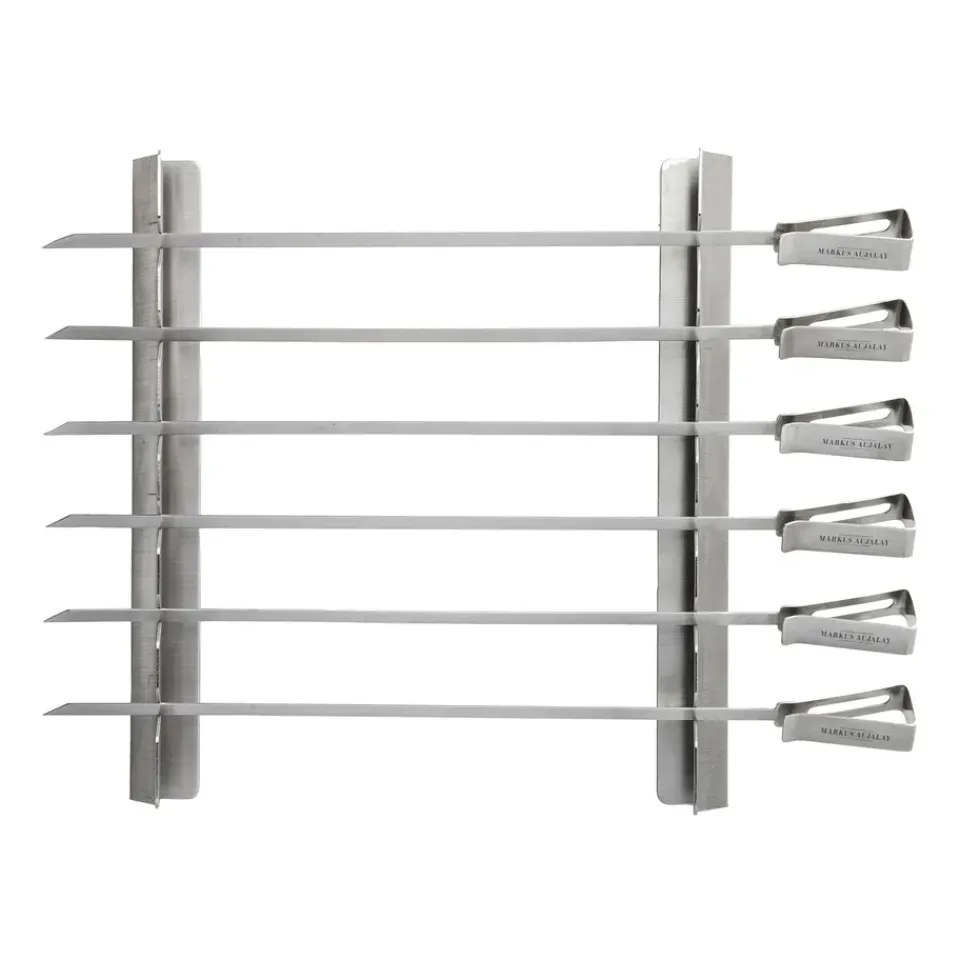 Markus Aujalay Garden Details & Accessories*Markus grill skewer 8-pieces 16x37 cm, Silver Silver-coloured