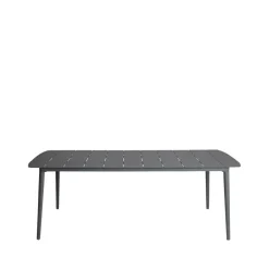 1898 Table For Outdoor Use*Marsala dining table, Anthracite, 208x100 cm Grey
