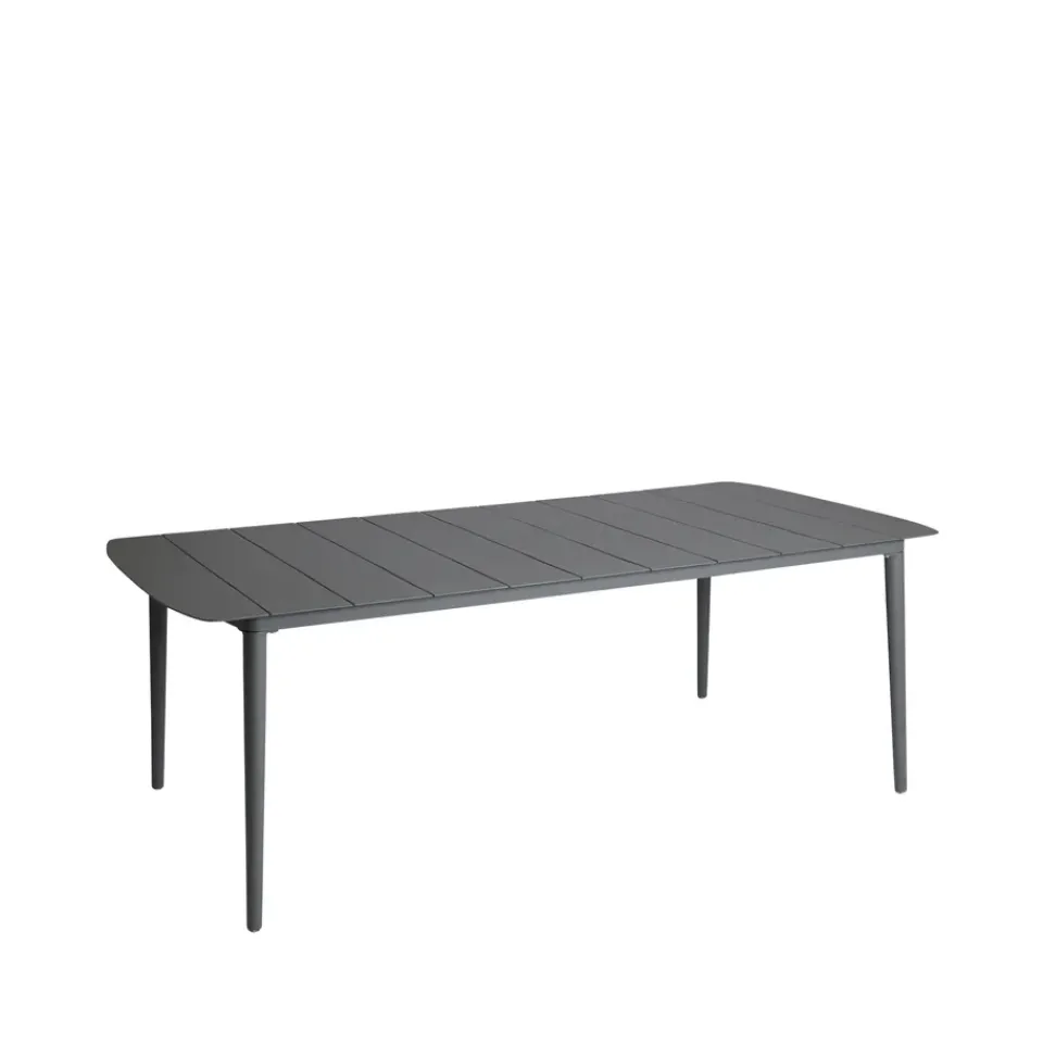 1898 Table For Outdoor Use*Marsala dining table, Anthracite, 208x100 cm Grey