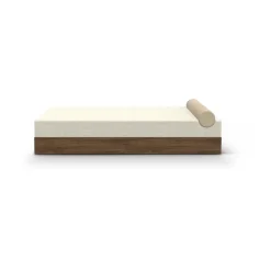 New Works Day Beds & Chaises|Sofas*Mass daybed 200x75x51 cm, Karakorum ivory 001-walnut Brown