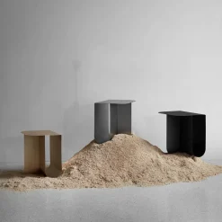 Northern Side Tables*Mass side table, Steel Silver-coloured