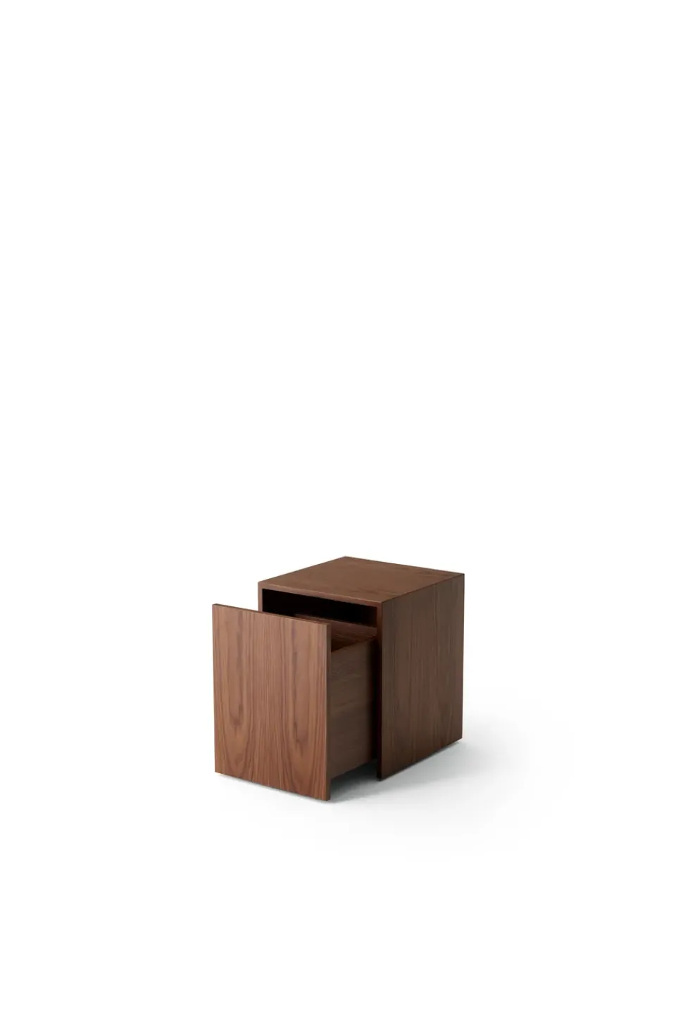 New Works Side Tables*Mass side table with drawer, Walnut Brown