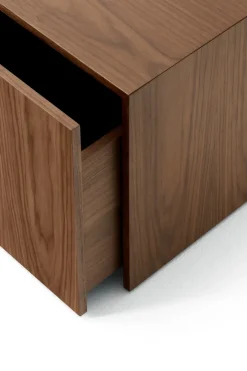 New Works Side Tables*Mass side table with drawer, Walnut Brown