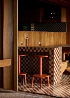 &Tradition Bar Stools*Massif AV39 bar stool, Ember Red