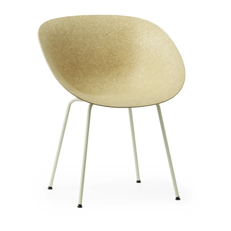 Normann Copenhagen Chairs*Mat Armchair, Hemp-cream steel Beige