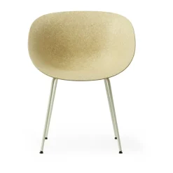 Normann Copenhagen Chairs*Mat Armchair, Hemp-cream steel Beige