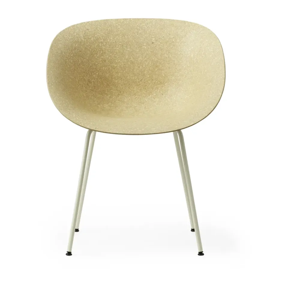 Normann Copenhagen Chairs*Mat Armchair, Hemp-cream steel Beige