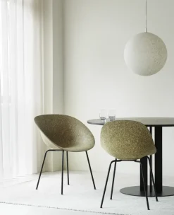 Normann Copenhagen Chairs*Mat Armchair, Seaweed-black steel Brown