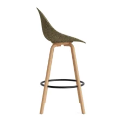 Normann Copenhagen Bar Stools*Mat Bar Chair bar stool 75 cm, Seaweed-beech-black steel Beige