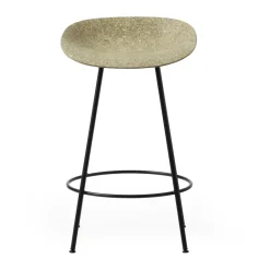 Normann Copenhagen Bar Stools*Mat Barstool 65 cm, Seaweed-black steel Brown