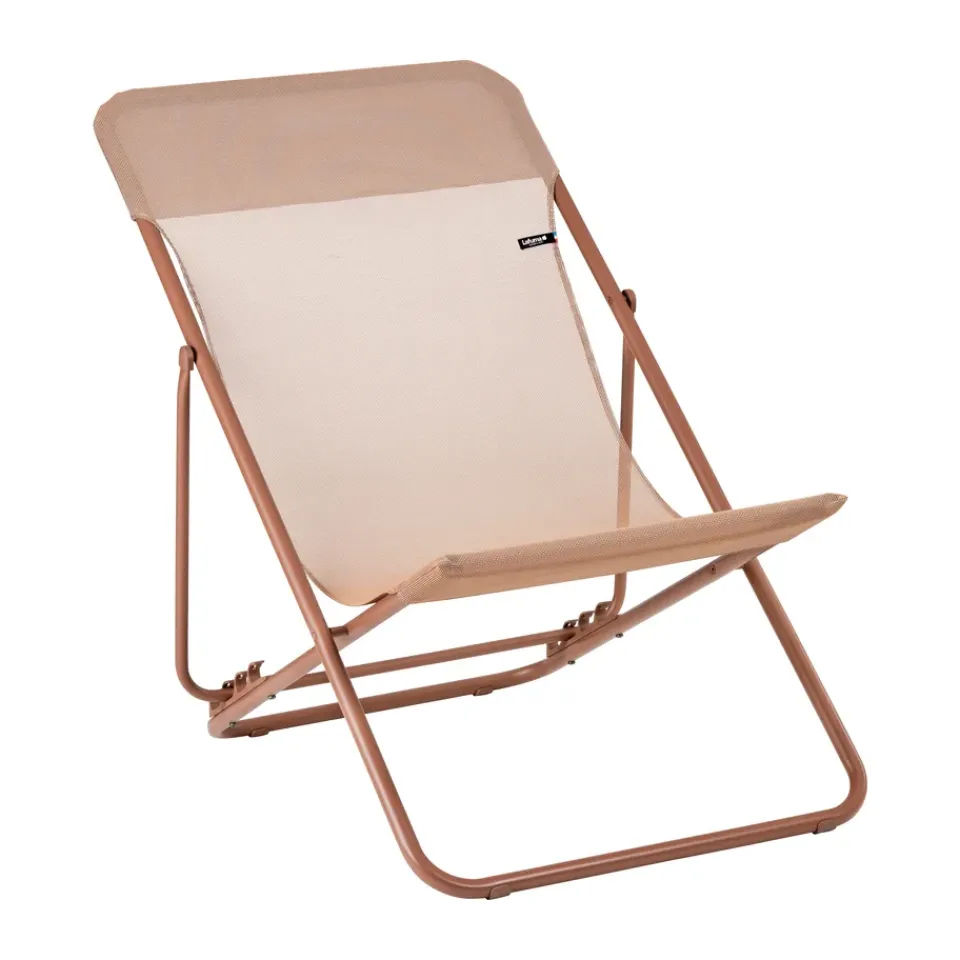 Lafuma Seating*Maxi Transat sun lounger, Canyon/terracotta Brown