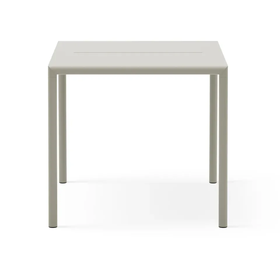 New Works Table For Outdoor Use*May Tables Outdoor table 85x85 cm, Light Grey