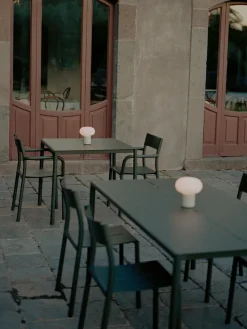 New Works Table For Outdoor Use*May Tables Outdoor table 85x85 cm, Dark Green