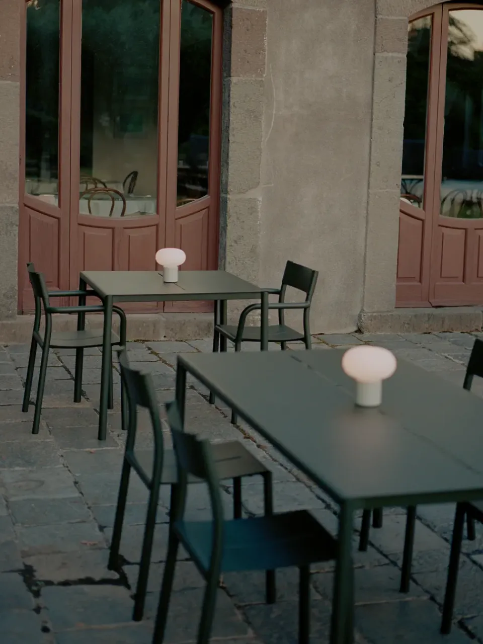 New Works Table For Outdoor Use*May Tables Outdoor table 85x85 cm, Dark Green