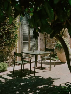 New Works Table For Outdoor Use*May Tables Outdoor table 85x85 cm, Dark Green