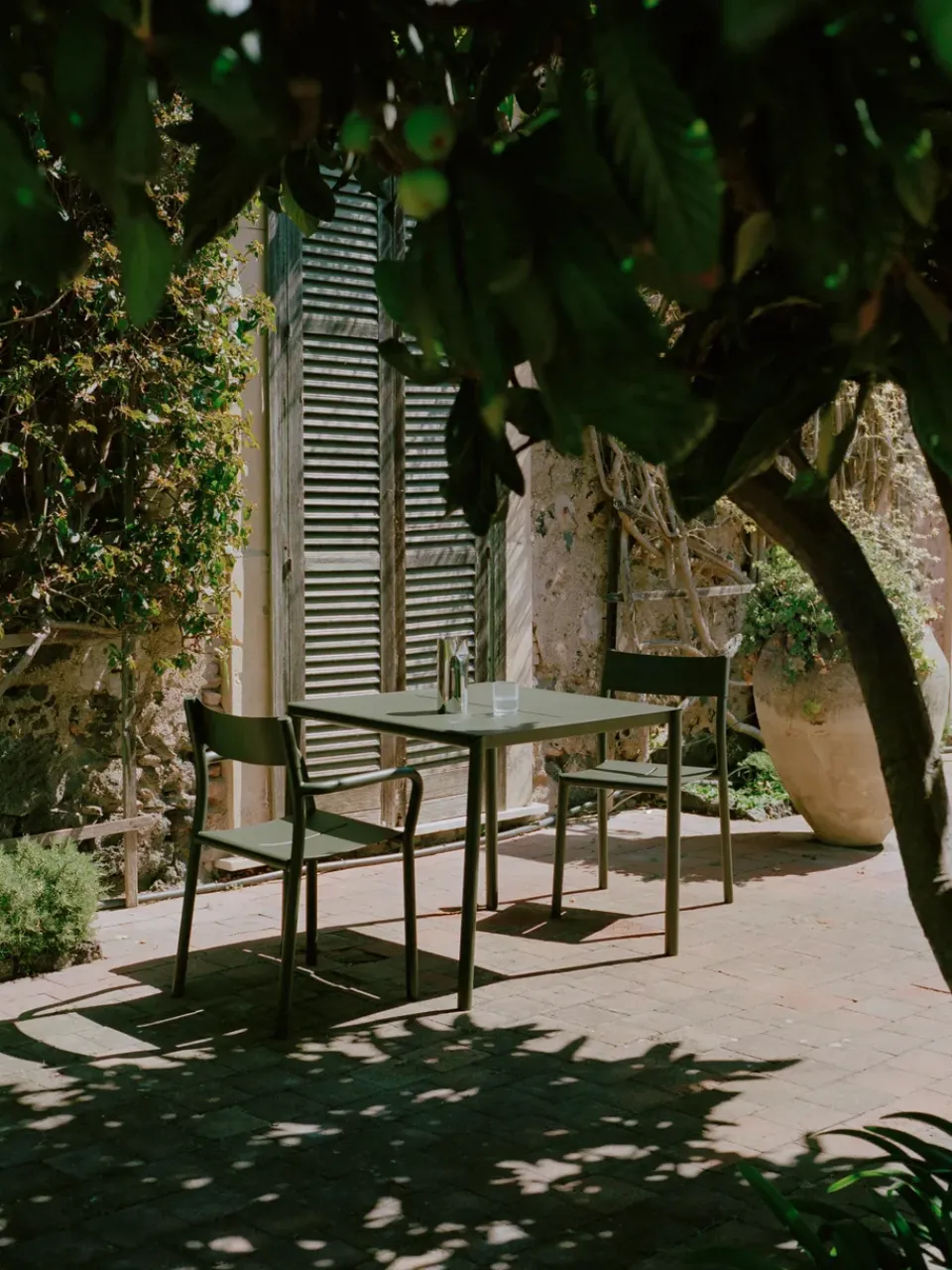 New Works Table For Outdoor Use*May Tables Outdoor table 85x85 cm, Dark Green