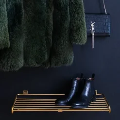 Maze Shoe Racks*shoe shelf, brass Gold-coloured
