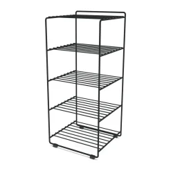 Maze Shoe Racks*Shoescraper shoe shelf, Black