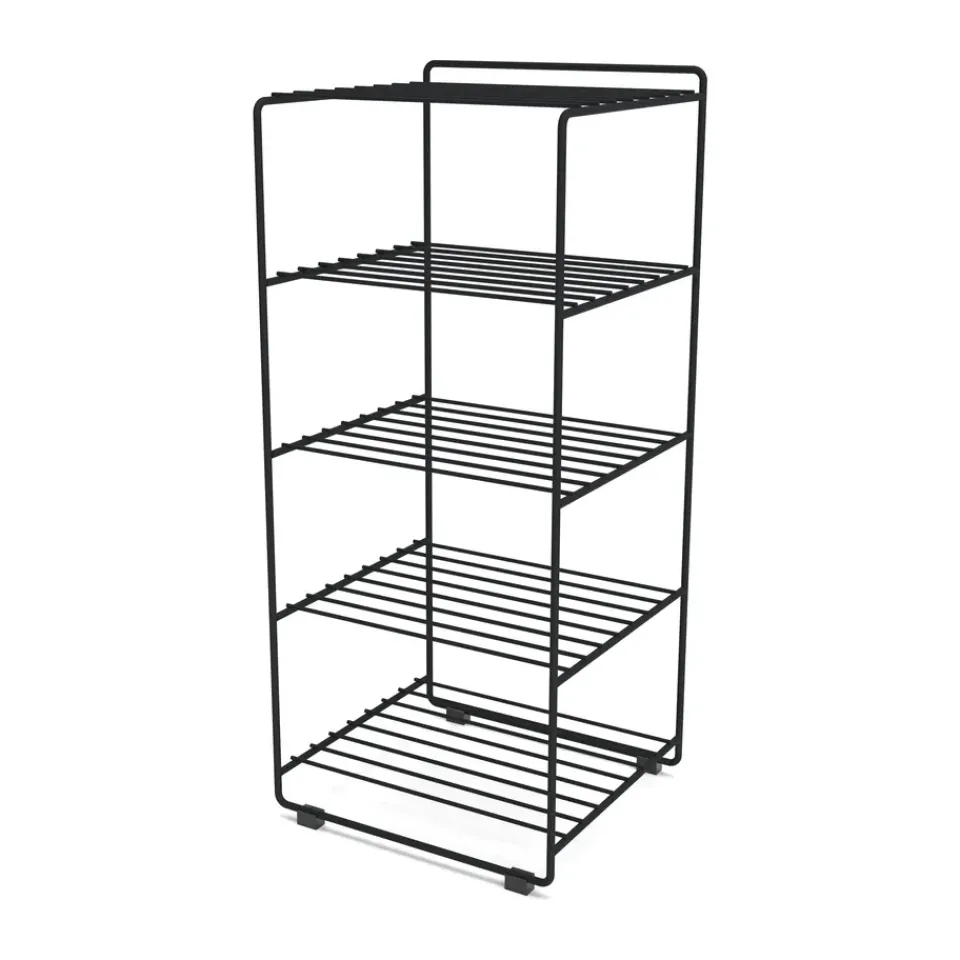 Maze Shoe Racks*Shoescraper shoe shelf, Black
