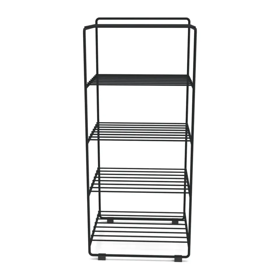 Maze Shoe Racks*Shoescraper shoe shelf, Black