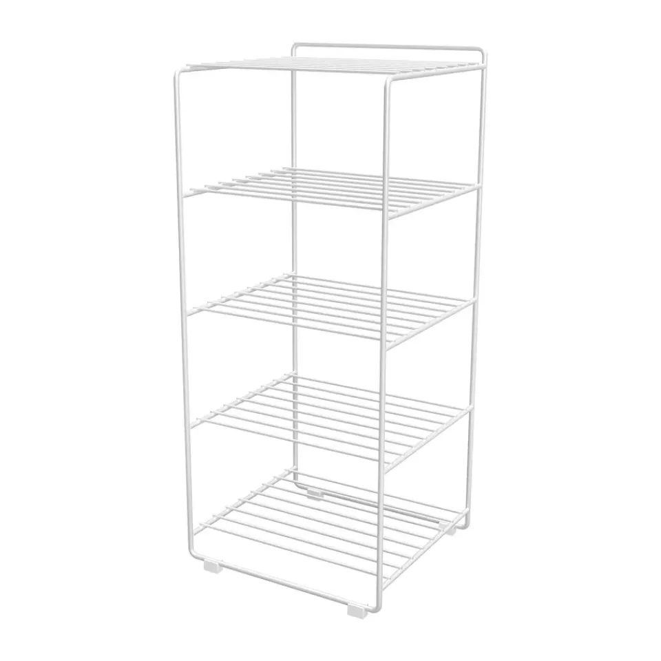 Maze Shoe Racks*Shoescraper shoe shelf, White