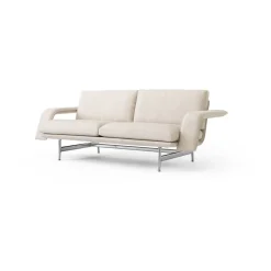 &Tradition Sofas*Meantime AV30 2-seater sofa, Pol. aluminium-Ecriture 0210 Beige