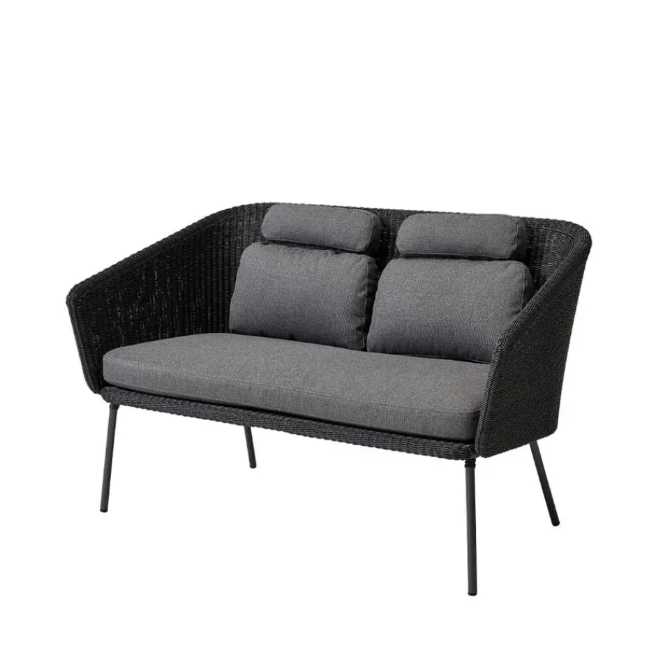 Cane-line Garden Sofas & Garden Benches*Mega bench, Graphic, incl. cushions Grey