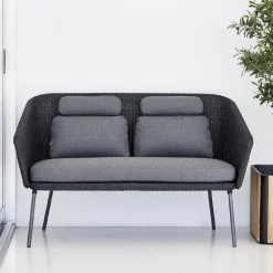 Cane-line Garden Sofas & Garden Benches*Mega bench, Graphic, incl. cushions Grey