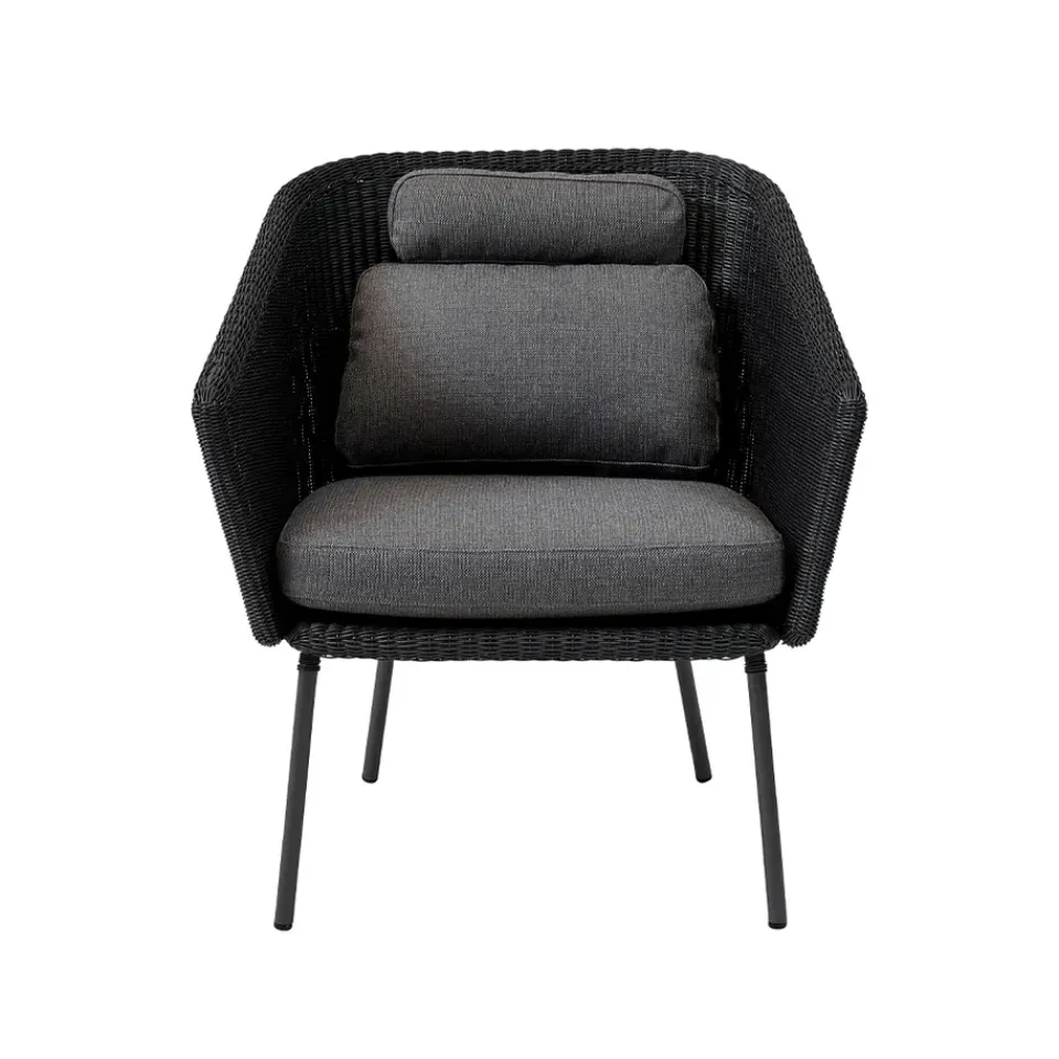 Cane-line Seating|Balcony Furniture*Mega chair, Graphic, incl. cushions Grey