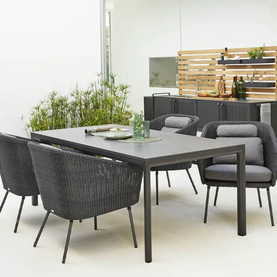 Cane-line Seating|Balcony Furniture*Mega chair, Graphic, incl. cushions Grey