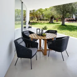 Cane-line Seating|Balcony Furniture*Mega chair, Graphic, incl. cushions Grey