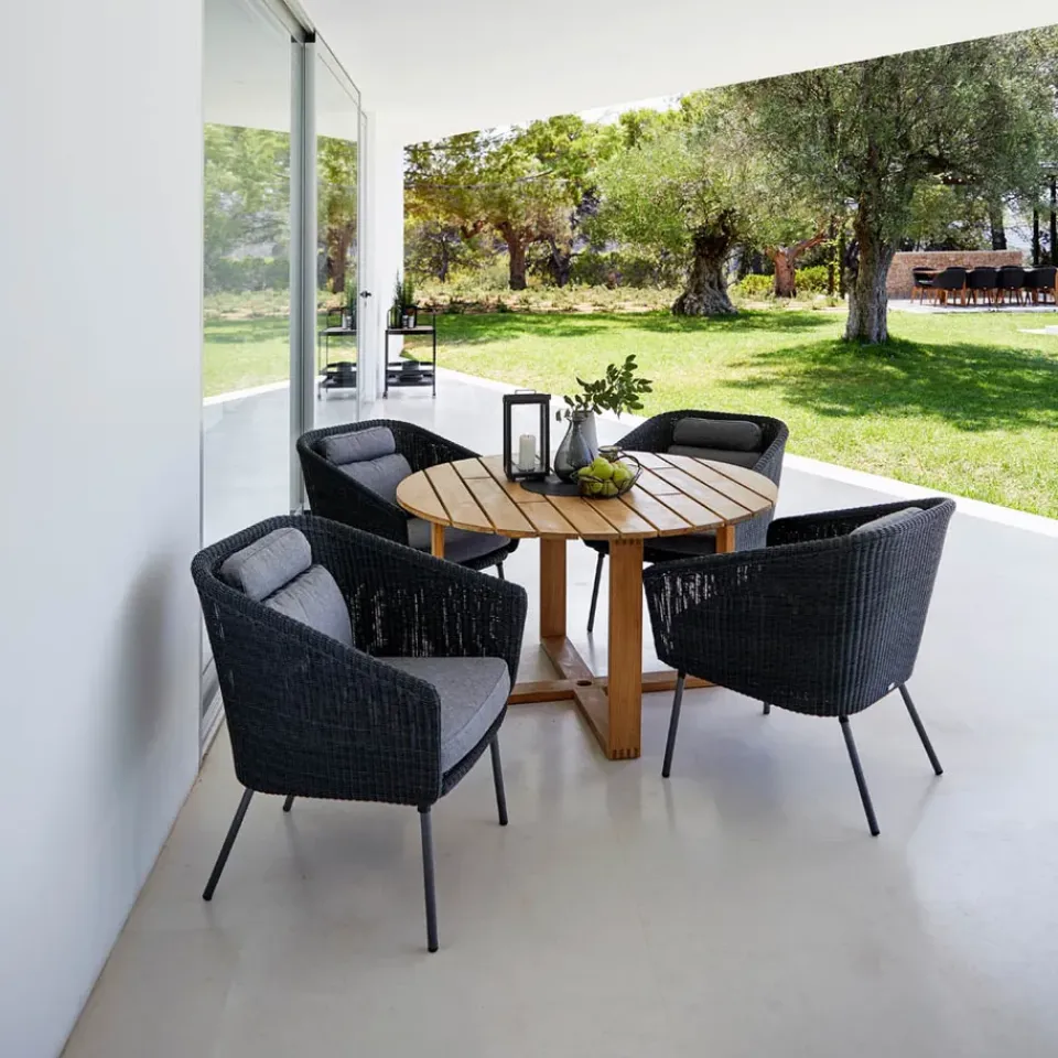 Cane-line Seating|Balcony Furniture*Mega chair, Graphic, incl. cushions Grey