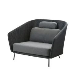 Cane-line Seating|Outdoor Lounge Furniture*Mega lounge armchair, Graphic, incl. cushions Grey