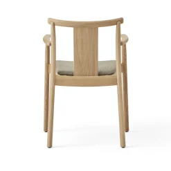 Audo Copenhagen Chairs*Merkur arm chair with cushion, Oak-Hallingdal 0200 Beige