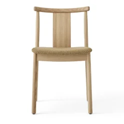 Audo Copenhagen Chairs*Merkur chair with cushion, Oak-Bouclé 06 gold Beige