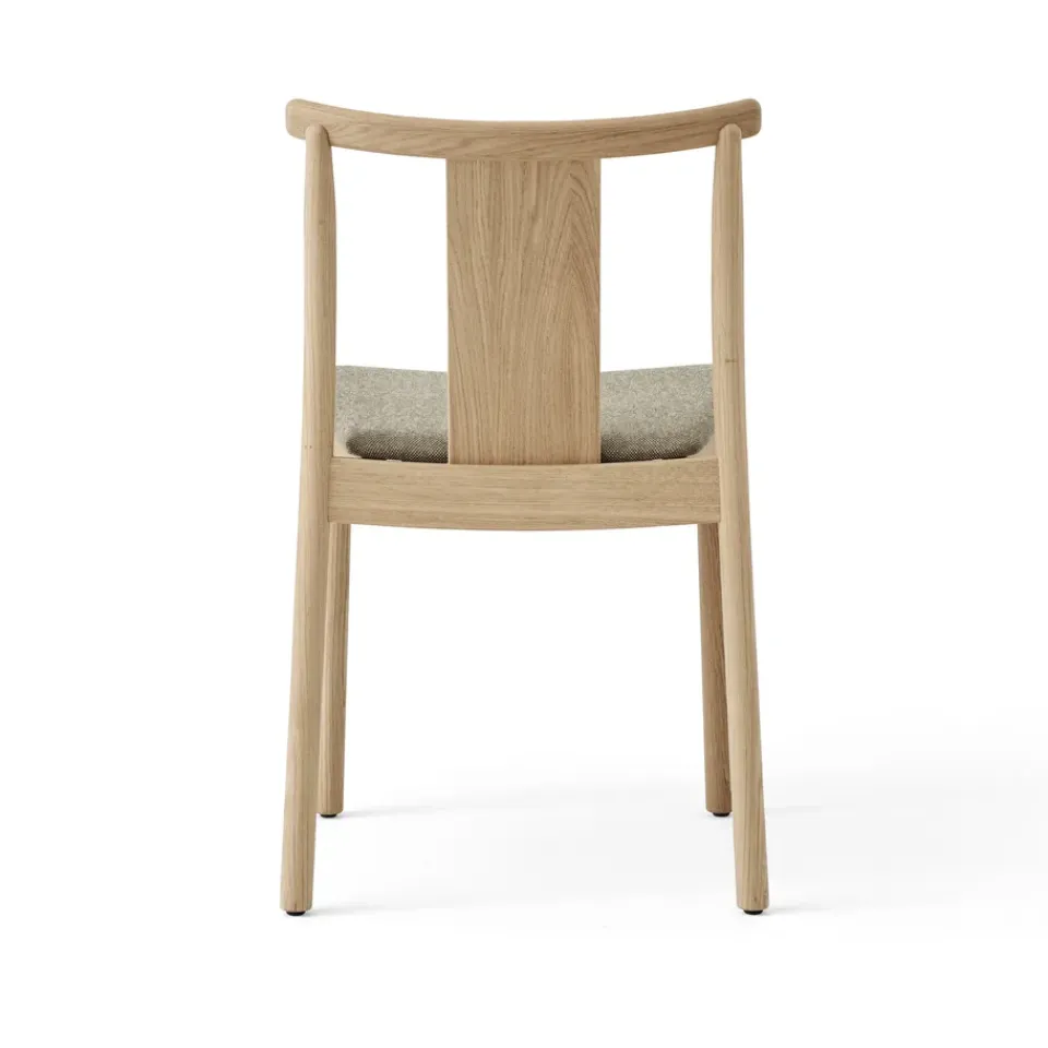 Audo Copenhagen Chairs*Merkur chair with cushion, Oak-Hallingdal 0200 Beige