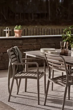 1898 Seating*Messina armchair, Taupe Beige
