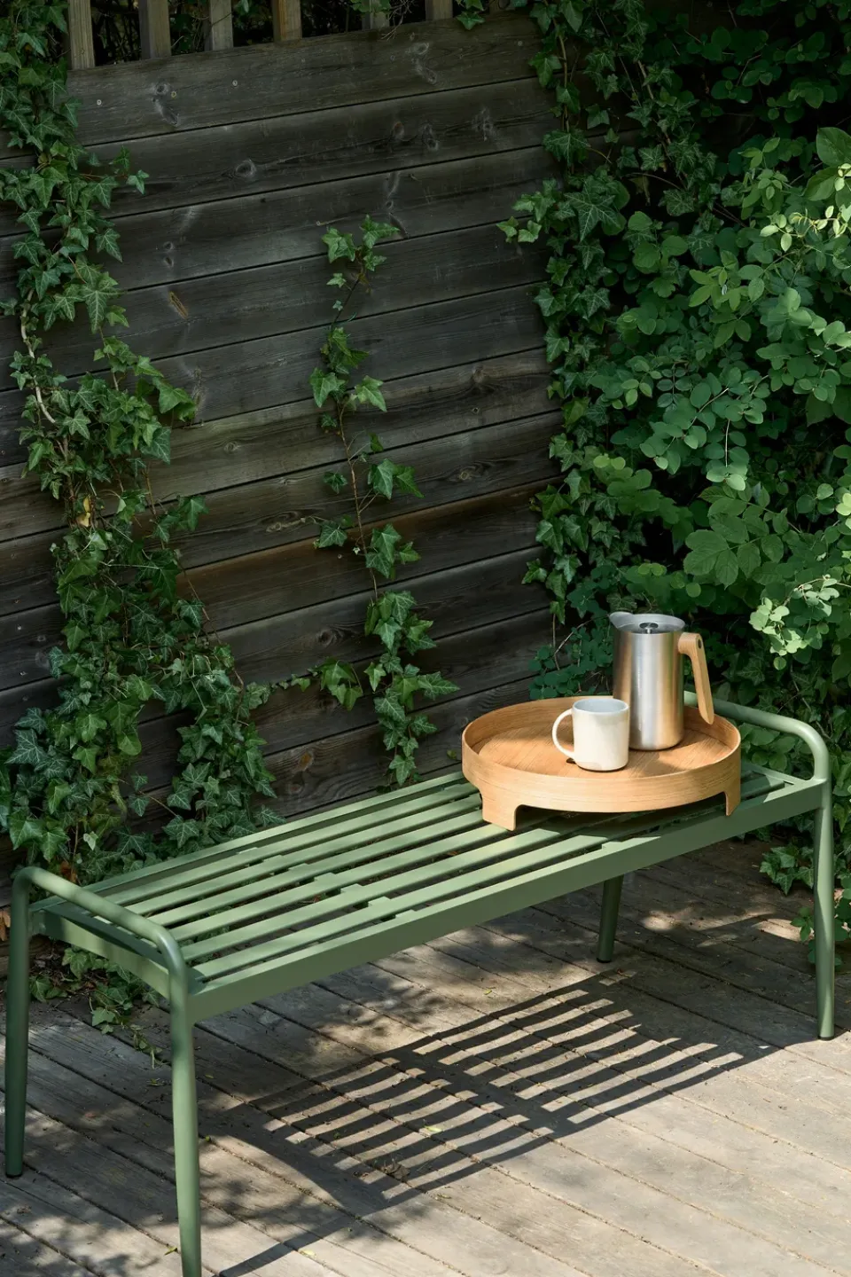 1898 Garden Sofas & Garden Benches*Messina bench 51x124 cm, Moss Green