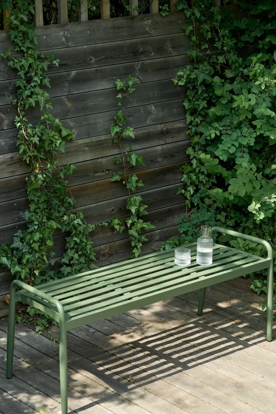 1898 Garden Sofas & Garden Benches*Messina bench 51x124 cm, Moss Green