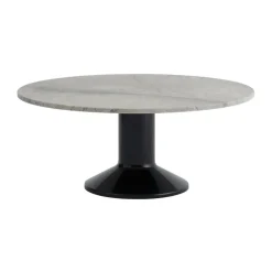Muuto Coffee Tables*Midst coffee table, Grey marble-black, Ø90 cm BlackGrey