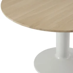 Muuto Dining Tables*Midst pedestal table, Oiled oak-grey, Ø120 cm BrownGrey