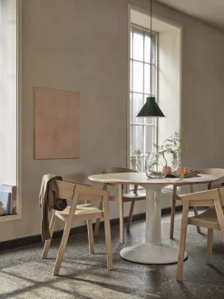 Muuto Dining Tables*Midst pedestal table, Oiled oak-grey, Ø120 cm BrownGrey