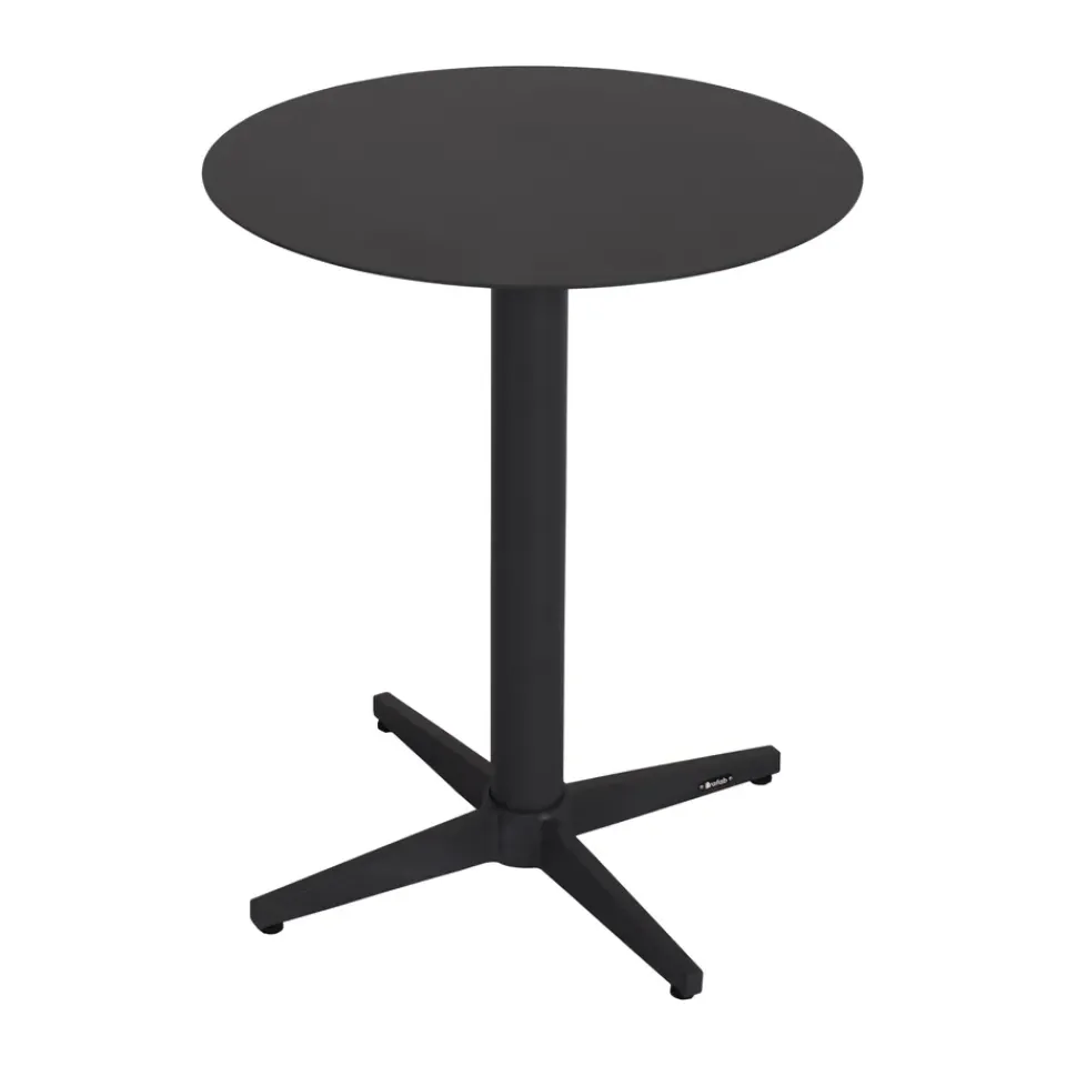 Brafab Table For Outdoor Use|Outdoor Lounge Furniture*Mill coffee table, Anthracite, Small High Ø50 cm Black