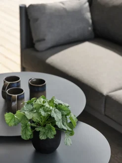 Brafab Table For Outdoor Use|Outdoor Lounge Furniture*Mill coffee table, Anthracite, Small High Ø50 cm Black