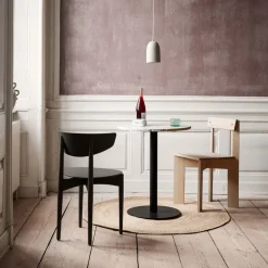 Ferm Living Dining Tables*Mineral café table, , marble bianco curia White
