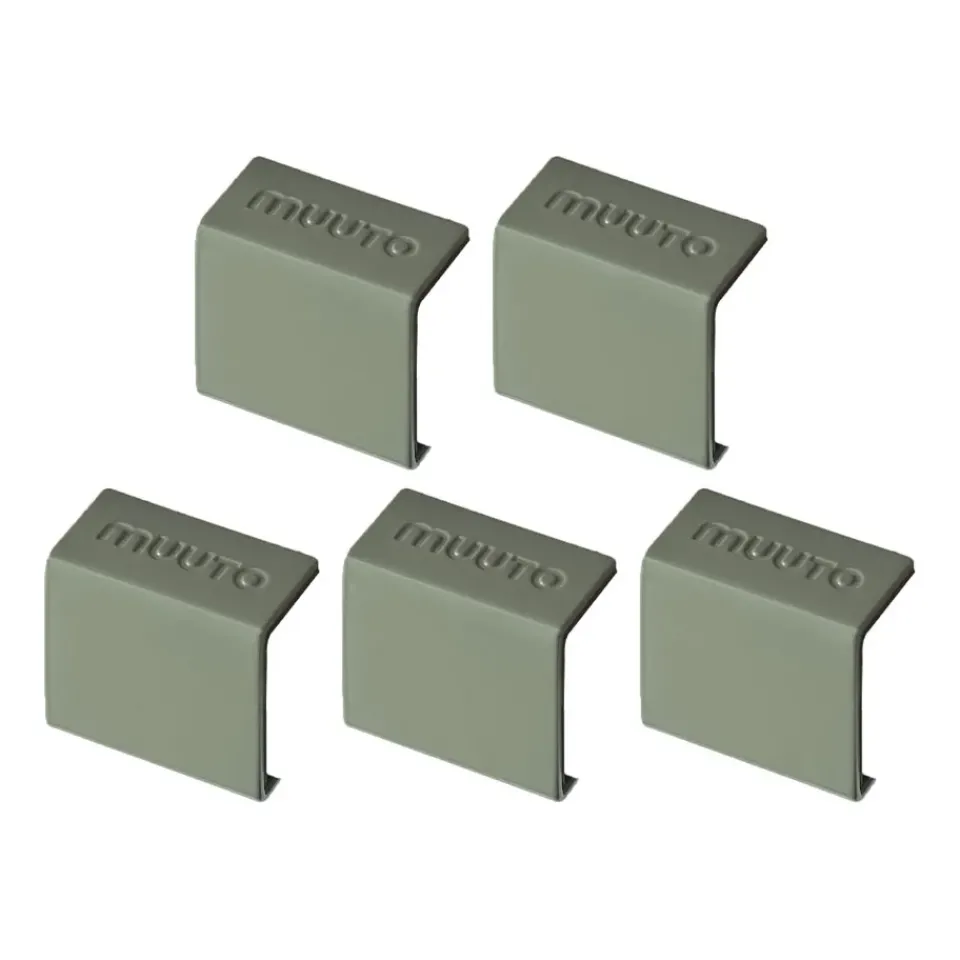 Muuto Shelves & Shelving Systems*Mini stacked 2.0 clips, 5 pack, Green