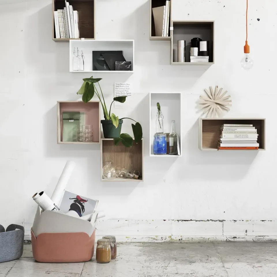 Muuto Shelves & Shelving Systems*Mini stacked 2.0 storage system, large, White