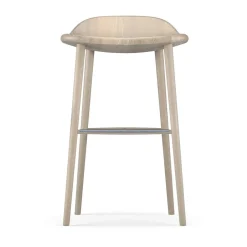 Stolab Bar Stools*Miss Holly bar stool H78, Oak light matte lacquered Beige