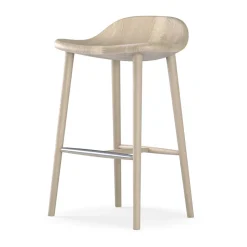 Stolab Bar Stools*Miss Holly bar stool, Oak light matte lacquered Beige