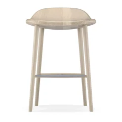 Stolab Bar Stools*Miss Holly bar stool, Oak light matte lacquered Beige